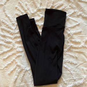 Size 2 ribbed lululemon black leggings